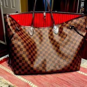 Authentic Louis Vuitton Neverfull GM Damier Ebene